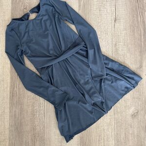 Weissman “All I Ask”  Blue Long Sleeve Dress Child Large